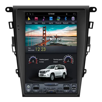 12.1 collu 4G+64 GTesla Ekrāna GPS Navigācijas Ford Mondeo 2013-2018 Auto Multimediju Radio Stereo Atskaņotājs, Galvu Vienība Carplay