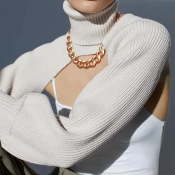 2020 Rudens Ziemas Sievietes Augstu Uzrullētu Apkakli Džemperis Adīšanas Džemperi, Topi Gadījuma Garām Piedurknēm Adīts Mētelis Dizaina Trikotāža Streetwear