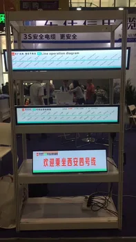 24 collu Ultra Plata Josla Stiepās LCD Digitālo Signālu Lielveikala Plaukta Malu Ekrāna