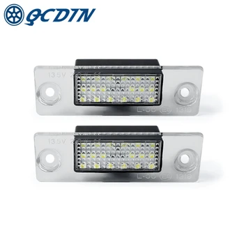 2GAB LED Numuru Licences Plāksnes LED Gaismas Lukturi Audi A4 A3 A3 S3 S5 A4, S4, Balta 12V Auto Astes Apgaismojuma Avots