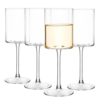 4 GAB Augstas kvalitātes Kristāla Glāzi Vīna Glāzi, Šampanieša Glāzi,Goblet Brilles Komplekts 4