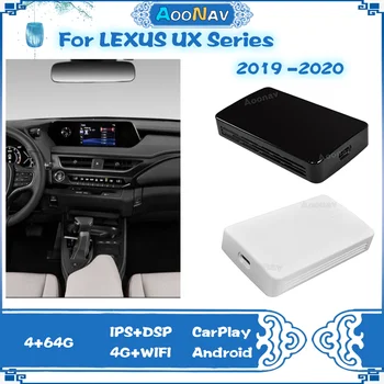 AI Adapteris BOX Bezvadu Carplay Rūtiņu LEXUS UX Sērijas 2019 2020 Plug and Play Carplay Ai lodziņā Spogulis saites, USB Video
