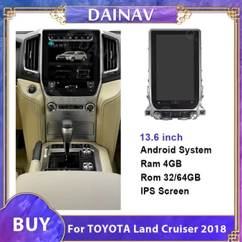 android auto GPS navigāciju-TOYOTA Land Cruiser 2018 auto autoradio Multimediju Atskaņotājs, radio, DVD atskaņotājs