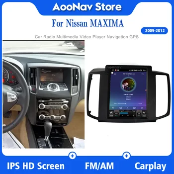 Auto Stereo Auto Radio Android 10.0 Tesla Stilu Nissan MAXIMA 2009. - 2012. gadam Multimediju GPS Navigācijas Spēlētājs
