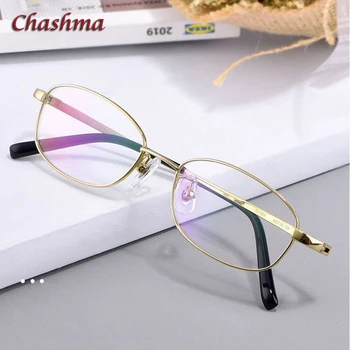 Chashma Vīriešu Tīra Titāna Recepšu Brilles Gaismas Rāmis Optiskās Brilles Briļļu Super Kvalitātes Rāmi Sievietēm