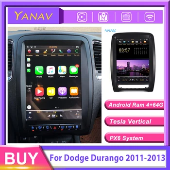 GPS 2 Din Android Auto Radio Dodge Durango 2011. - 2013. Gadam Vertikālā Sreen Auto Stereo Uztvērēju Multimediju DVD Atskaņotājs, Galvas Vienības