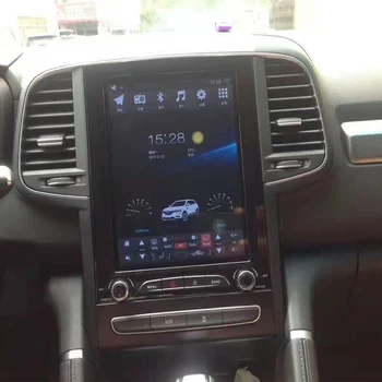 IPS Ekrāns GPS Navigācija Android Auto Multimedia Player Renault Megane 4 Koleos 2016 2017 2018 2019 Tesla Radio Carplay