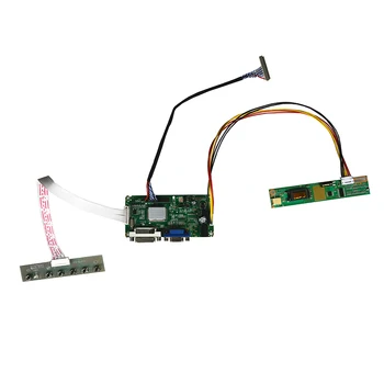 Jaunas Ielidošanas DVI DVA LCD Kontrolieris Valdes LVDS Monitoru Komplekts 14.1 collu AUO B141EW03 B141EW04 1280X800 Panelis