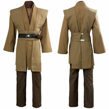 Jaunu karstā tunika apģērbu Jedi Cosplay apģērbs vīriešu Halloween Cosplay apģērbi