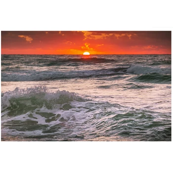 Krāsains drukāt Beach saullēkta/saulrieta Sienas Gobelēns Sienas Karājas Psychedelic Gobelēns Dekori Guļamistaba, Dzīvojamā Istaba M312
