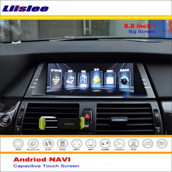 Liislee Auto Android GPS Navi Navigācijas Sistēmu BMW X5/X6/E70, 2007~2014 Radio Stereo Audio Video Multimedia Nē, DVD Atskaņotājs