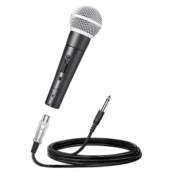 Mikrofons Rokas Mikrofons Cardioid Cardioid Mic Dinamisku KTV Skatuves Šovs Karaoke KTV Posmā Rokas Mikrofons Jaunas