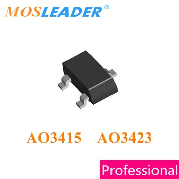 Mosleader 1000PCS SOT23 AO3415 AO3423 P-Kanālu Augstas kvalitātes, piemēram, sākotnējā AO3415A