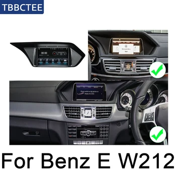 Par Mecerdes Benz E W212 2013~2014 NTG Android auto multimediju atskaņotājs, gps navigācija, oriģinālā stila HD ekrānu, WiFi un BT Kartes