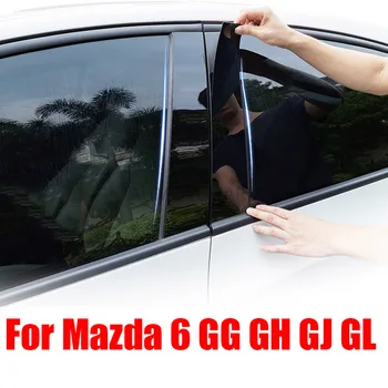 Priekš Mazda 6 GG GH GJ GL 2012 2011 2010 Automašīnas Centrālā Vidējā Slejā PC Logu Apdare, apdares B C Pīlārs Sloksnes, 2002-2009