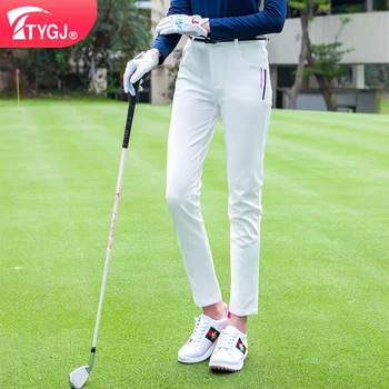 TTYGJ Golfa Sieviešu Bikses Bikses ar Augstu Bumbu Bikses Apģērbs Pavasara Vasaras Sporta Sieviešu Tērps