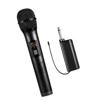 UHF Bezvadu Rokas Mikrofons Rokas UHF Mikrofons, Dinamiska Sistēma, MIC Ar Uzlādējams Uztvērējs Kāzu svinības, Karaoke