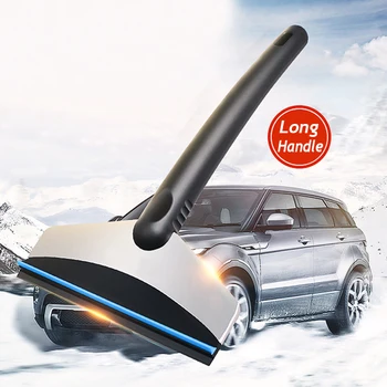 Universālā Ledus Sniega Birste Portatīvo Auto Sniega Ledus Lāpstu Nerūsējošā Tērauda Automobiļu Noņemt Ziemas Tīrīšanas Grebšanas Instrumenti