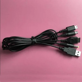USB Universālā Daudzfunkciju 7-in-1 portatīvo uzlādes kabelis priekš PSP 2000 3000 par ND SL/I 3DS par SP