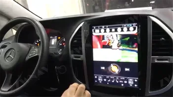Vertikāla Ekrāna Tesla Stils Android 9.0 12.1