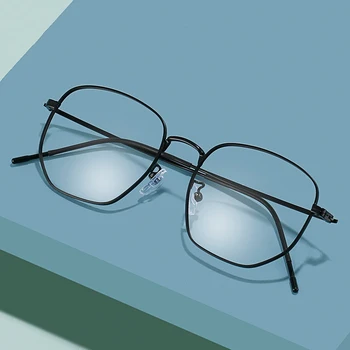 Zilā Gaisma Pretbloķēšanas Brilles Anti Acu Celms Modes Metāla Rāmja Brilles lasīšanai Spēlēt Datoru HSJ88