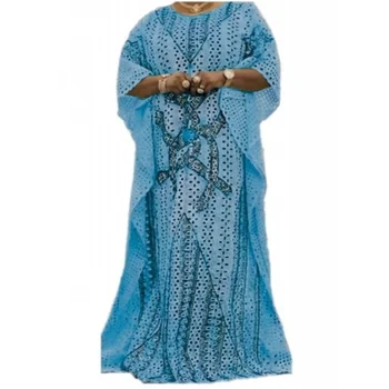 Āfrikas Elegants Kleitas Sievietēm 2022 Jaunu Dobi No Musulmaņu Modes Abayas Dashiki Drēbes Kaftan Sen Maxi Kleita Vienā Gabalā