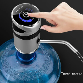 Ūdens Padeves Inteliģento Automātisko Elektrisko Portatīvo Dzeramā Pudele Pārslēgt Klusuma Maksas, Pieskarieties Pieskarieties Sūknis ar dozatoru